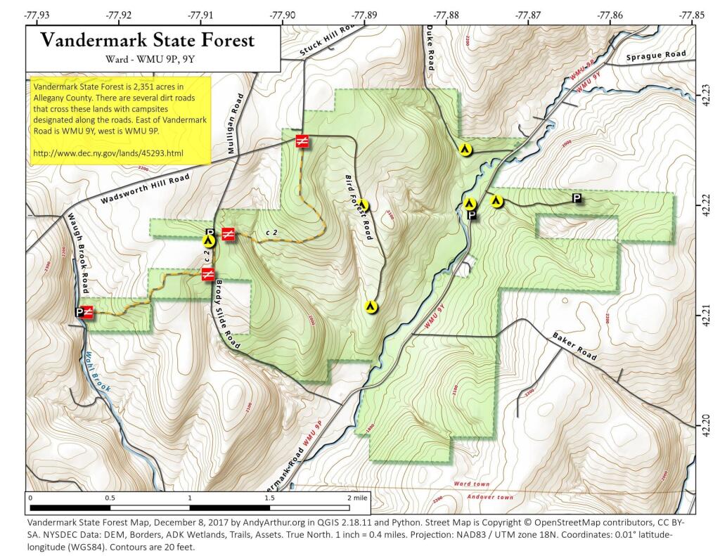 Vandermark State Forest Maps Photos Videos Aerial Photography