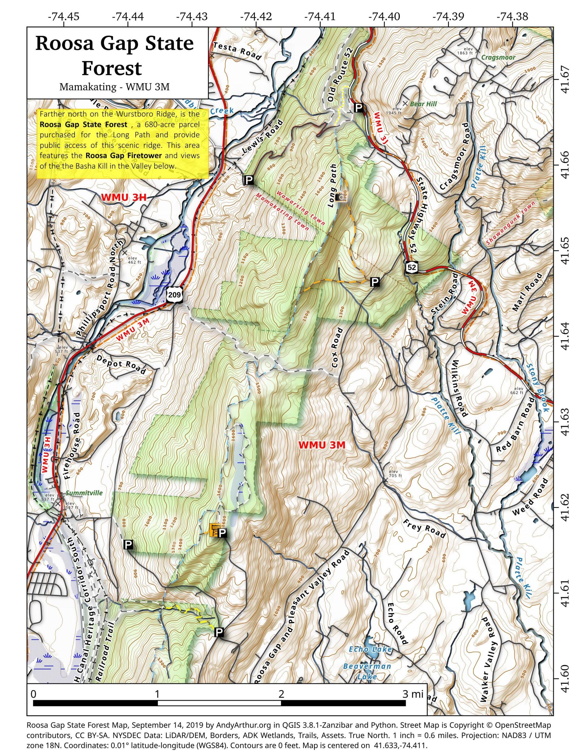 Roosa Gap State Forest Maps Photos Videos Aerial Photography