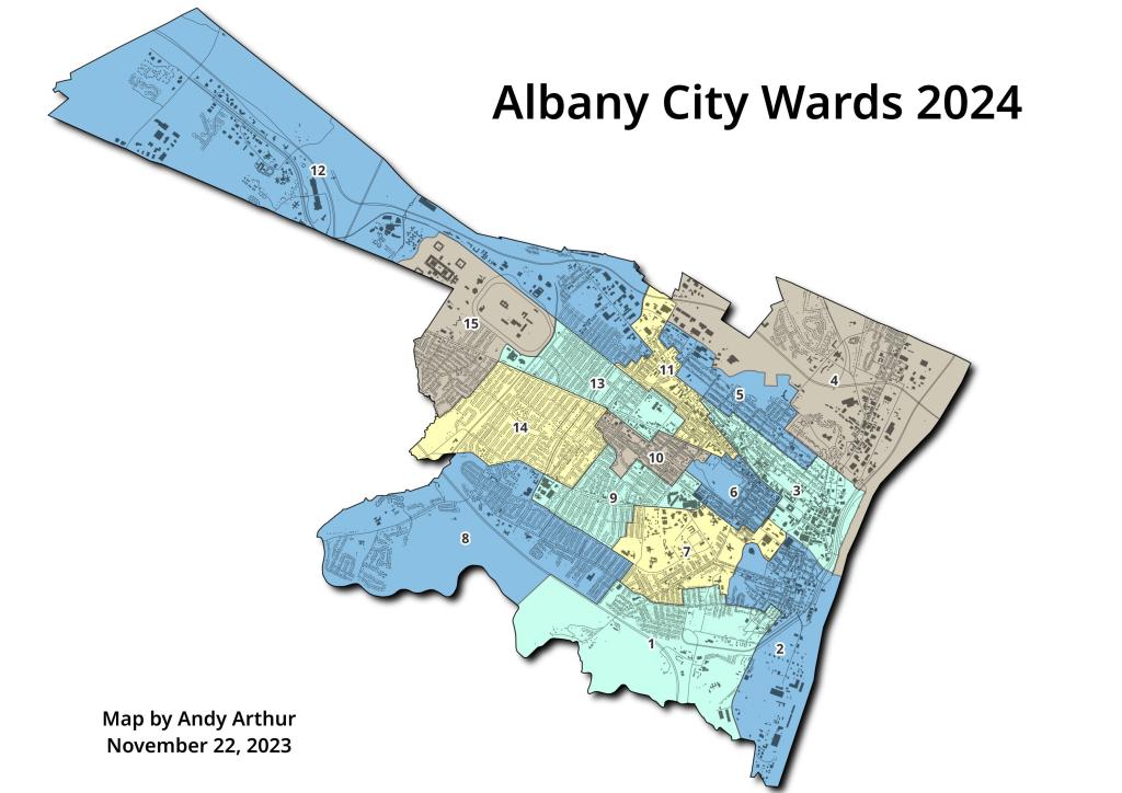 Albany City Wards 2024