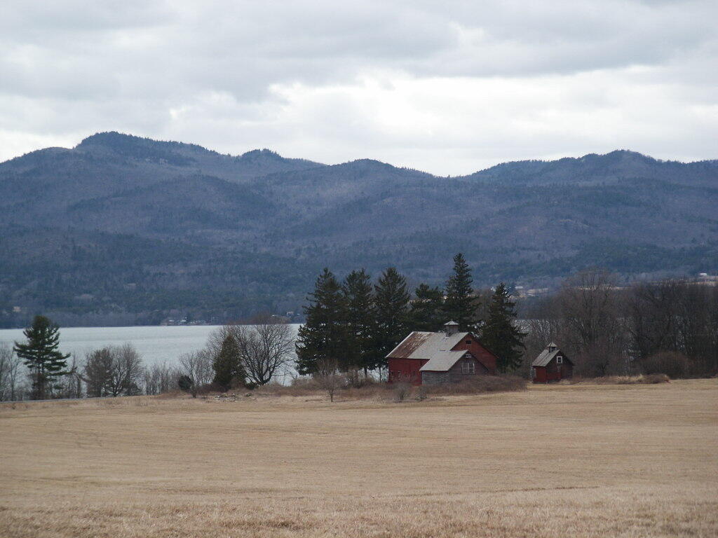 Cheney Mountain and Lake Champlain