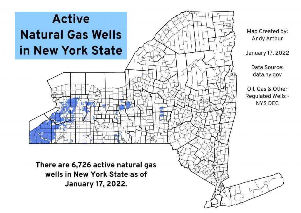 Active Gas Wells in NY