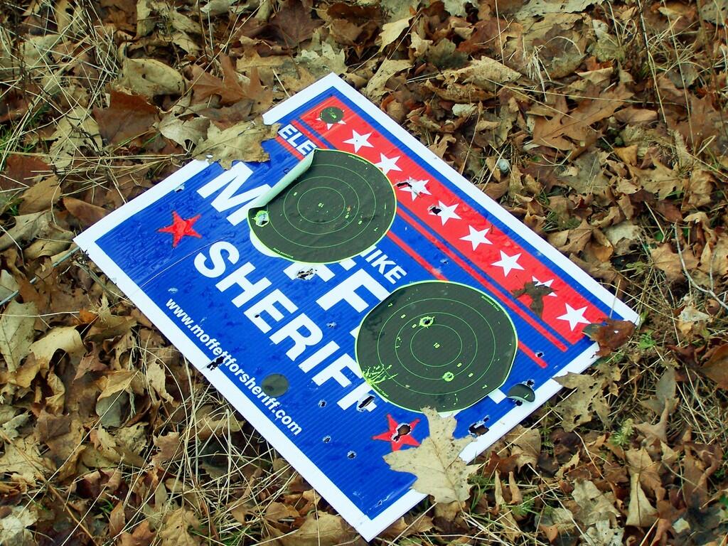 Republican Sherriff Target Practice?