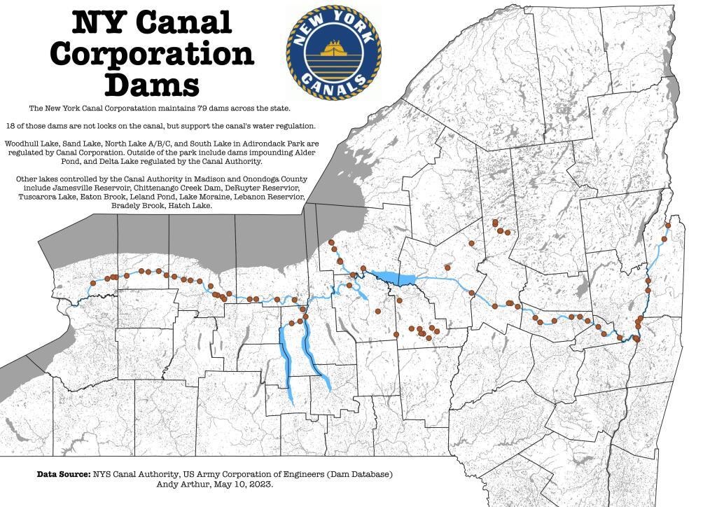 NY Canal Corporation Dams
