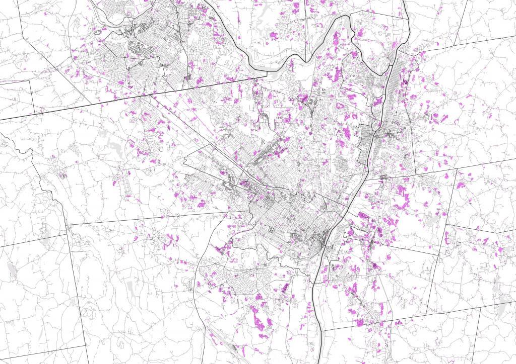 Albany-area Urbanization between 2001 and 2019