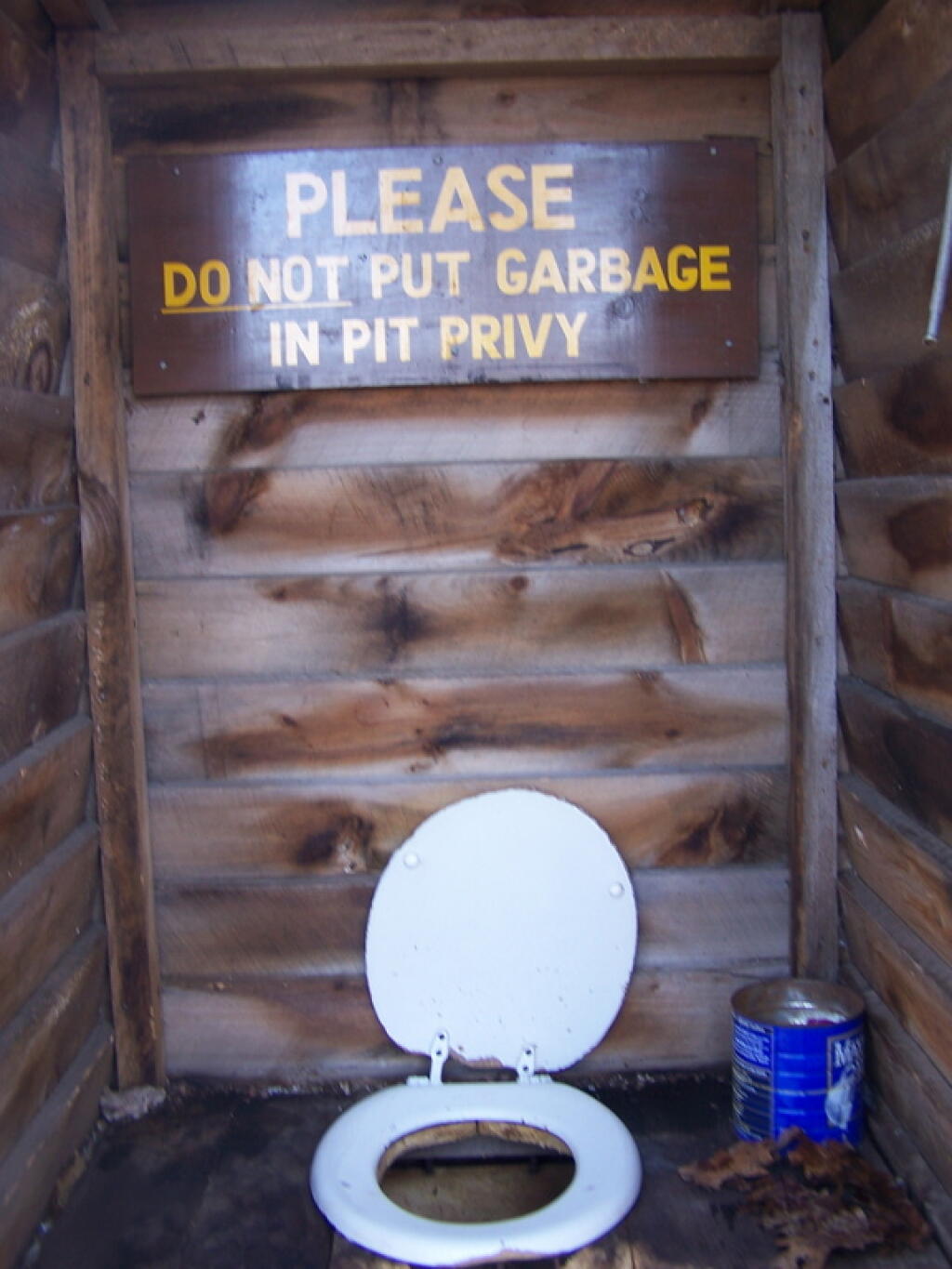 No Garbage in Privy