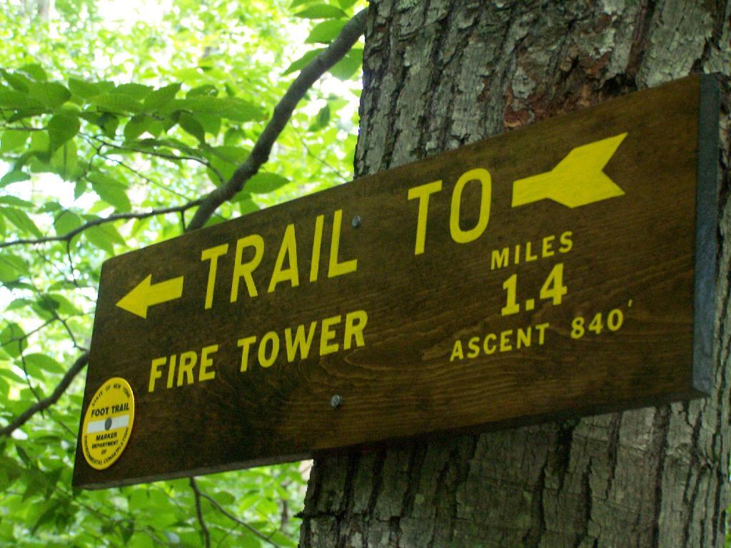 1.4 Miles to Firetower