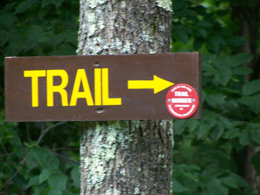 Sign to Start of Trail