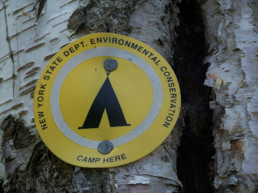 Camp Here Marker