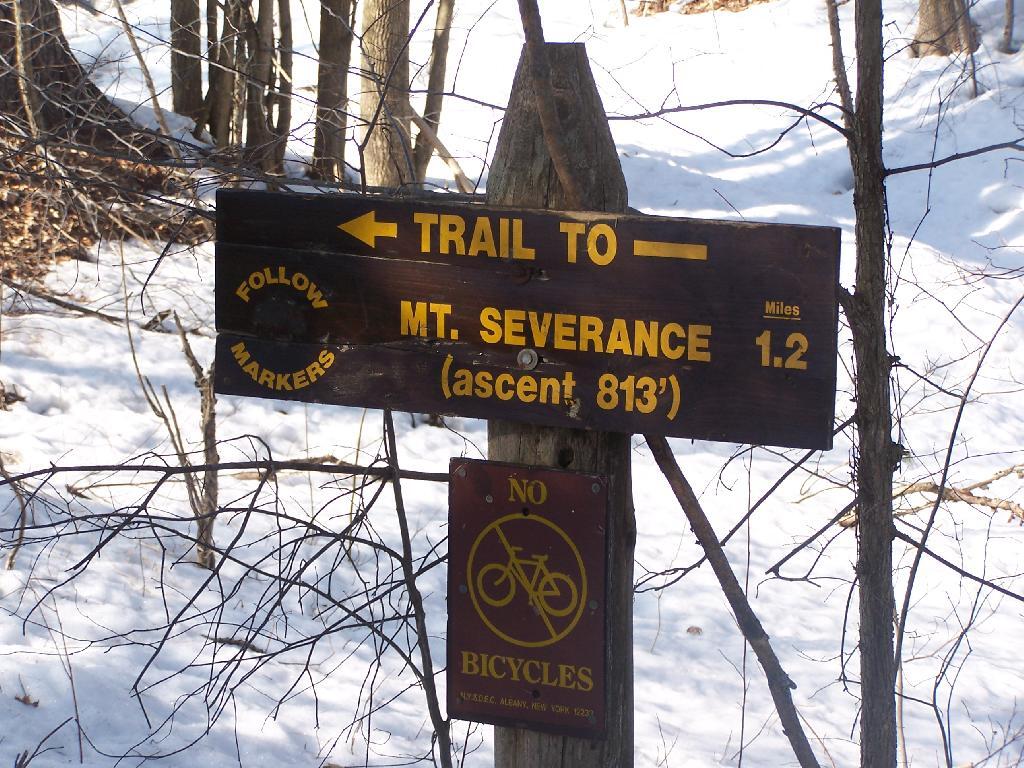 Severence Hill Sign