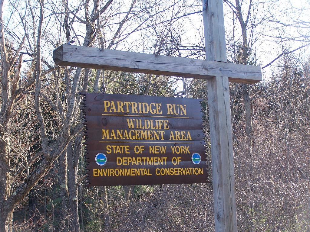 Partridge Run Sign