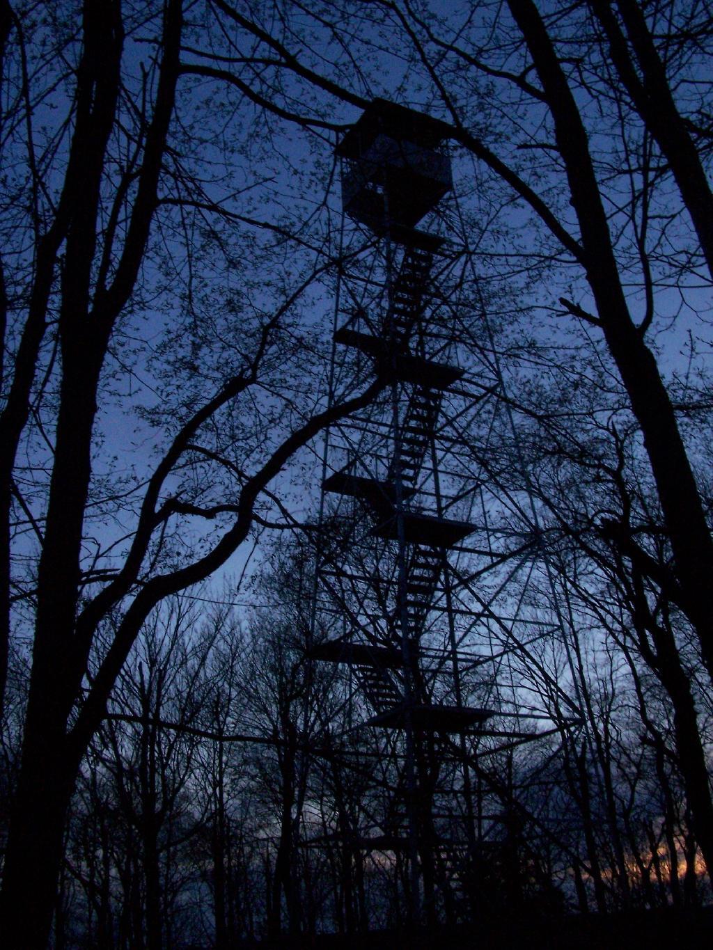 Firetower After Dark
