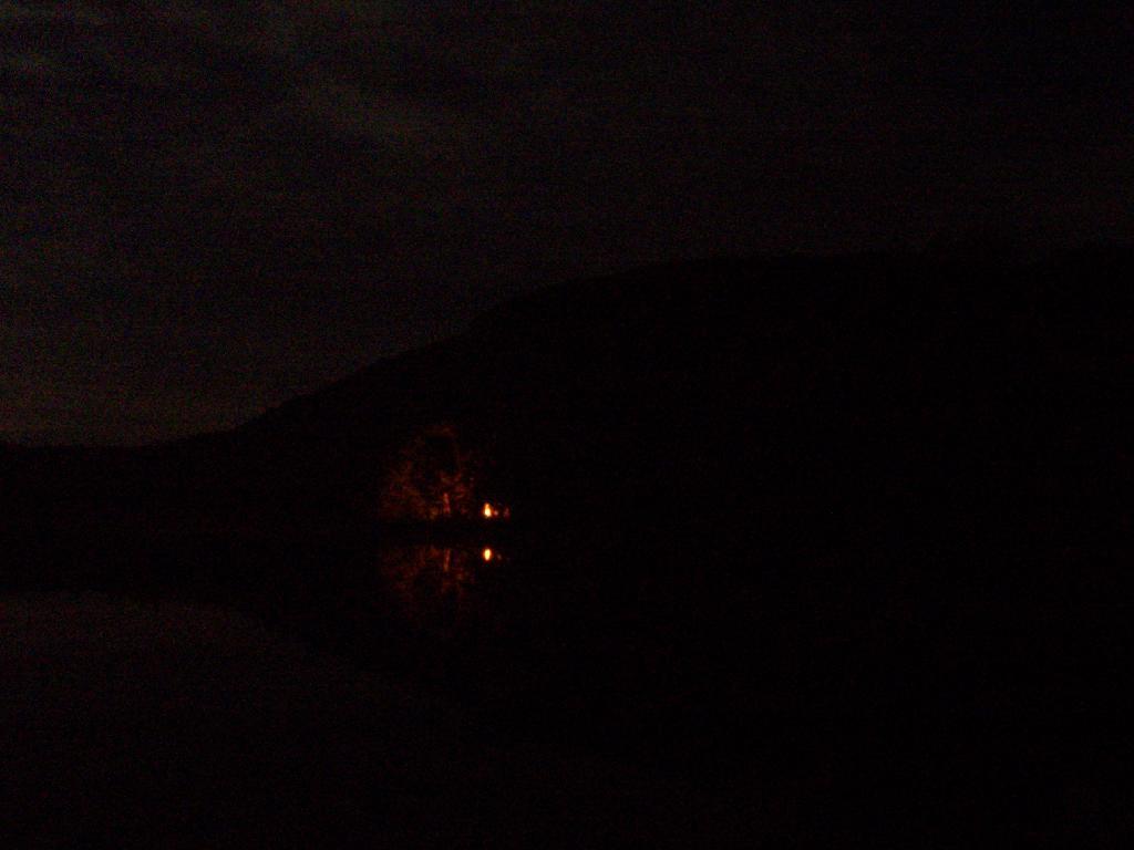 Campfire Across the Lake