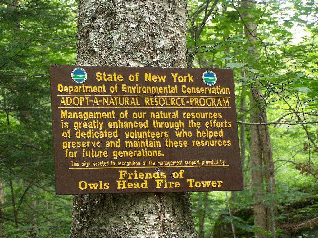 Friends of Owls Head Sign
