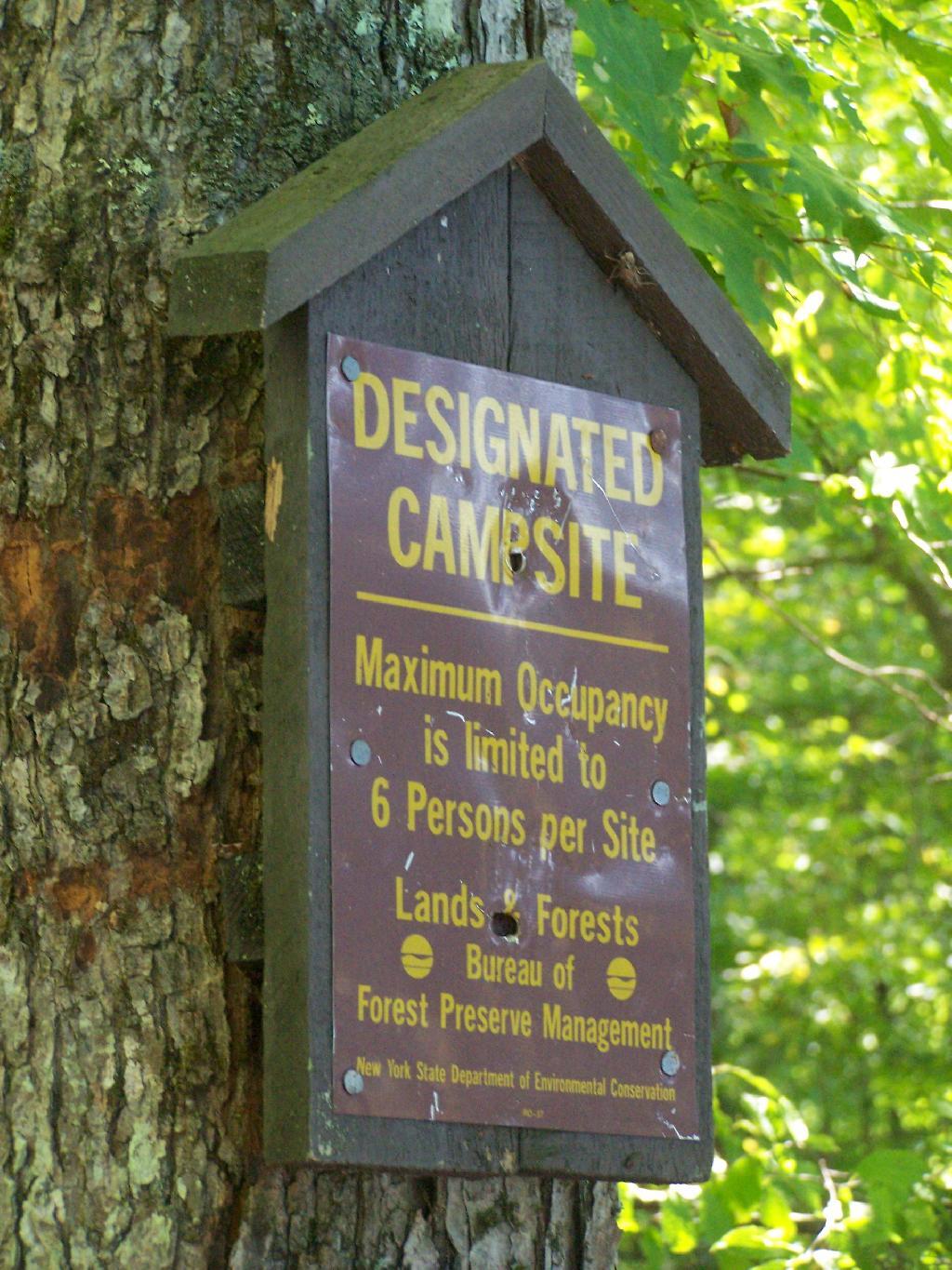 Designated Campsite
