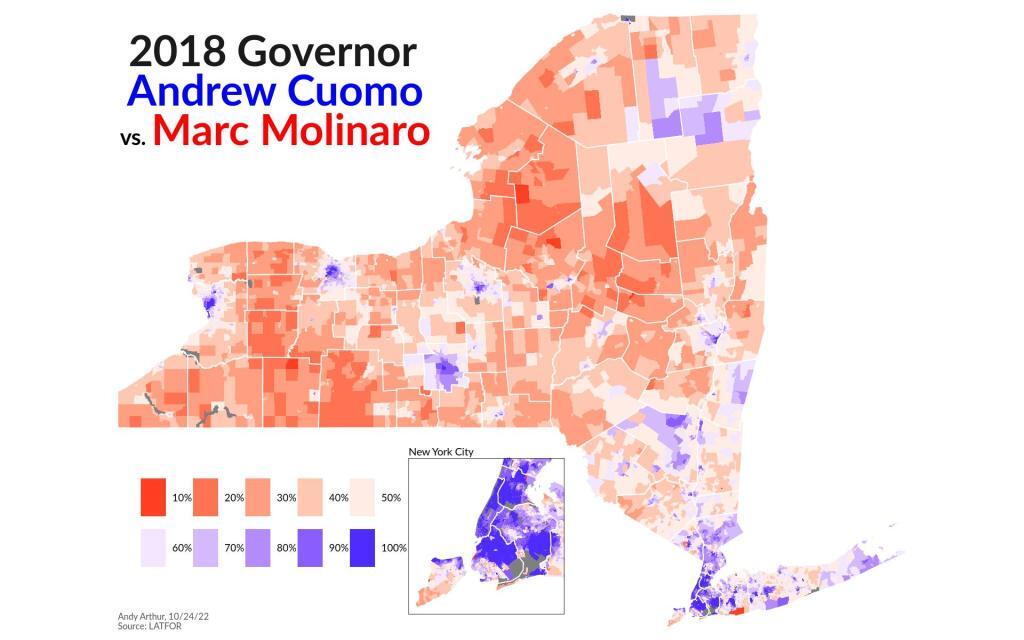 2018 Governor Andrew Cuomo vs Marc Molinaro