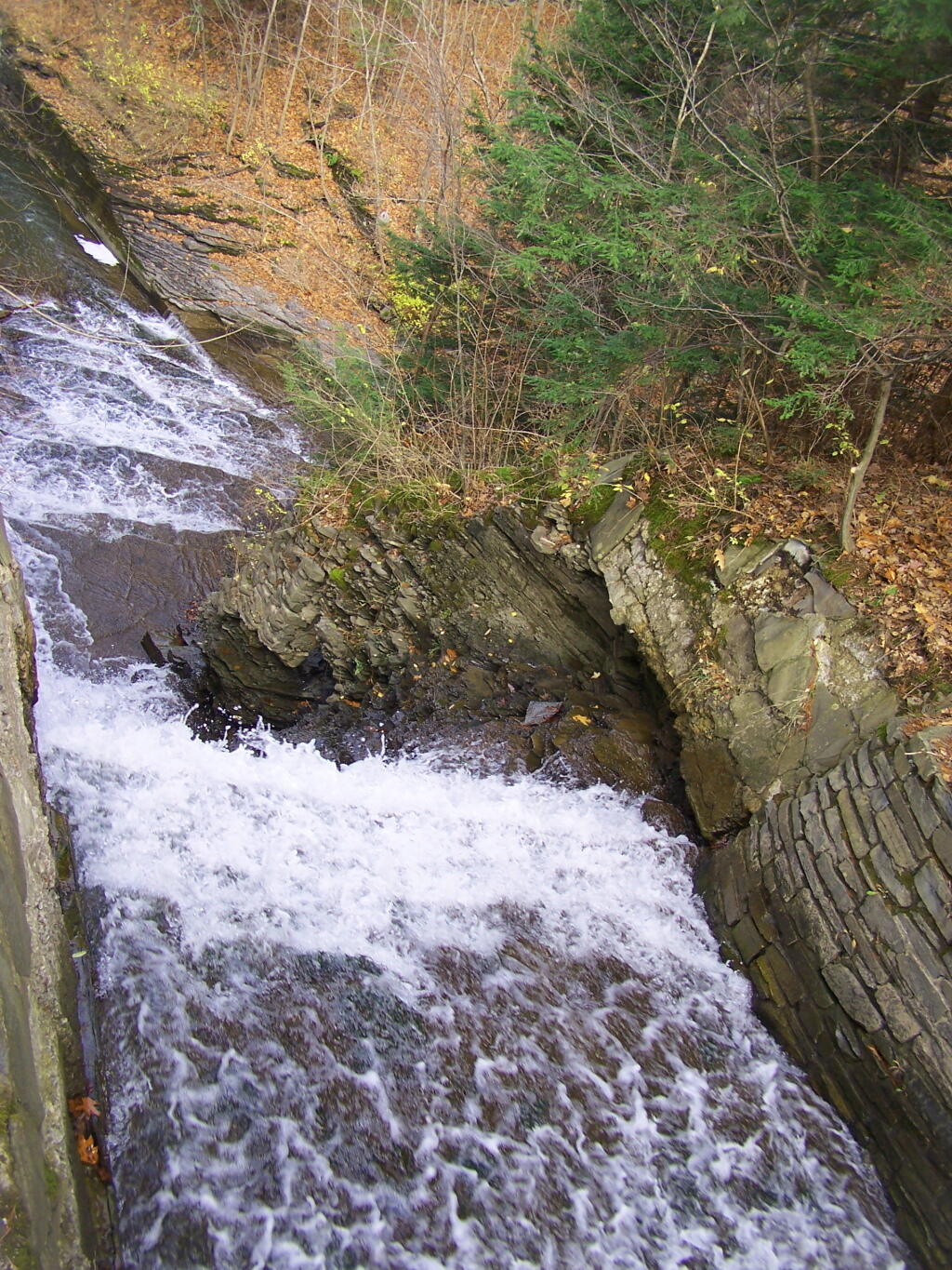 Looking Down the Falls
