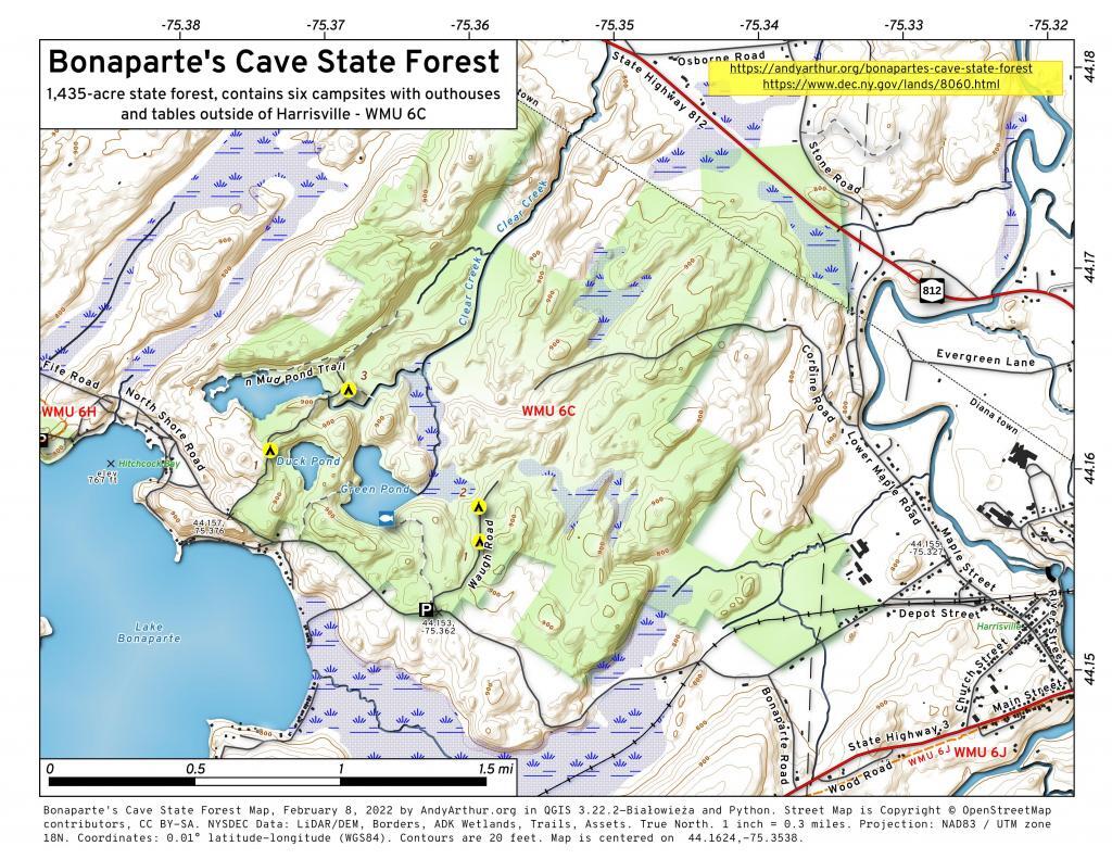 Bonaparte\'s Cave State Forest