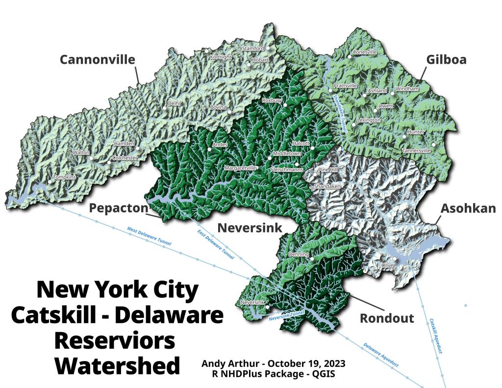 New York City Catskill Reservior Watersheds