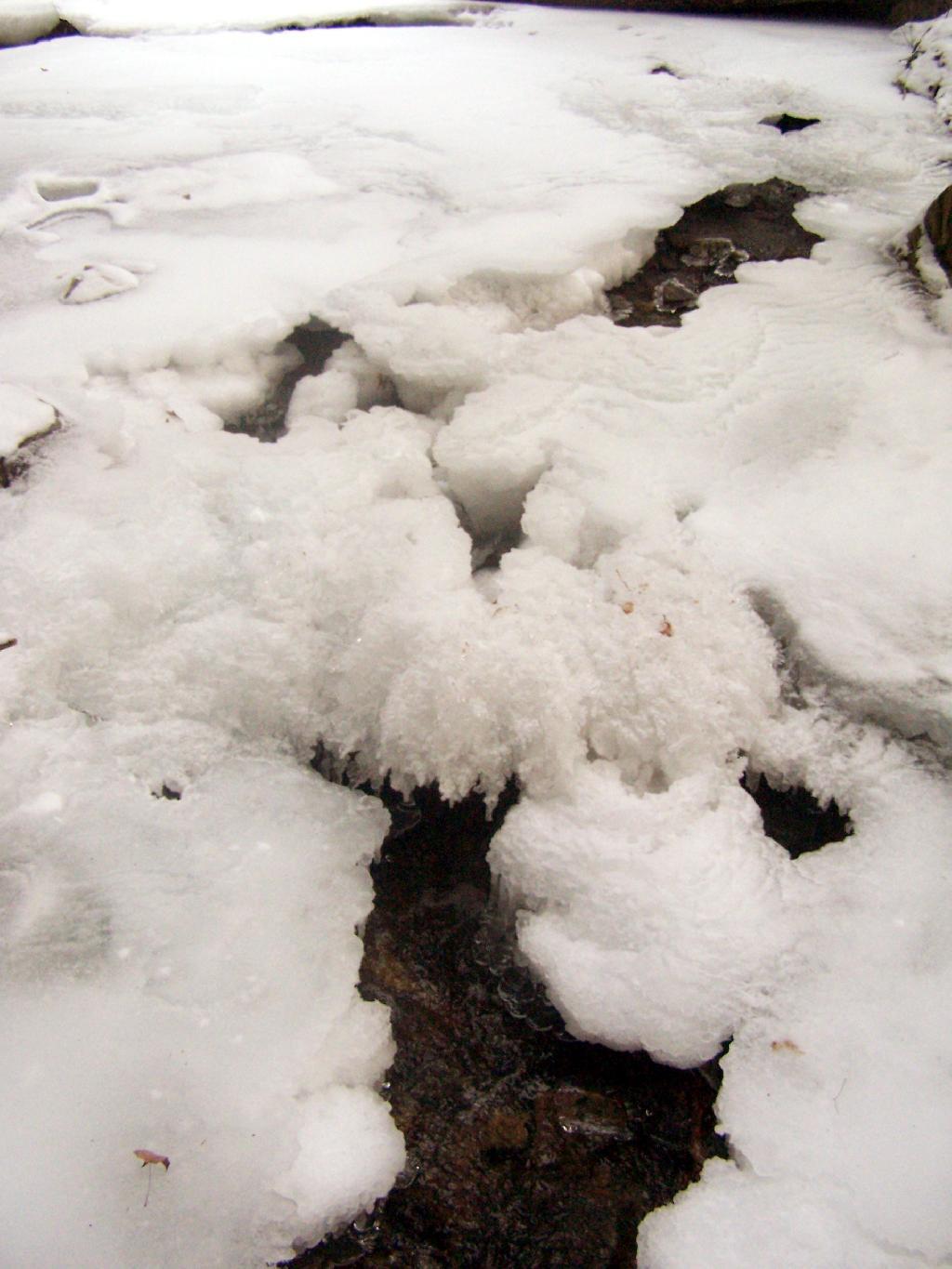 Ice Along Trail on Tongue