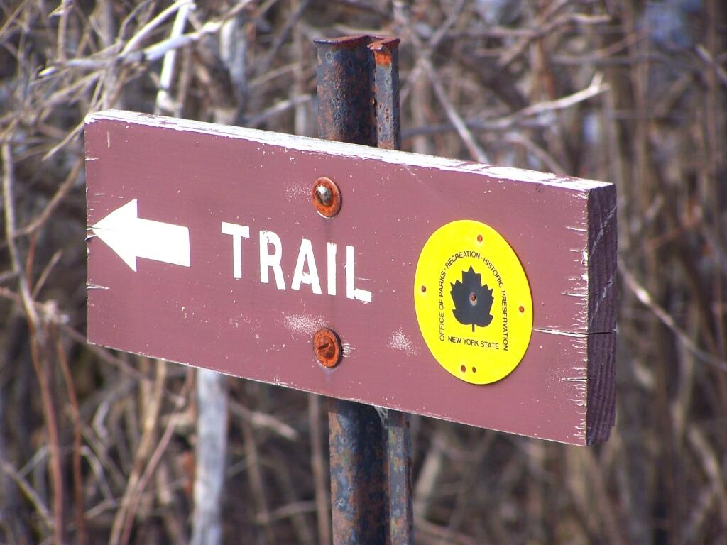 Trail Reroute Sign