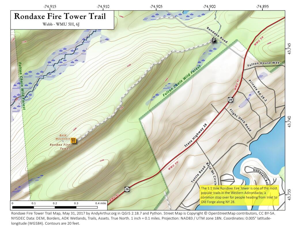  Rondaxe Fire Tower Trail
