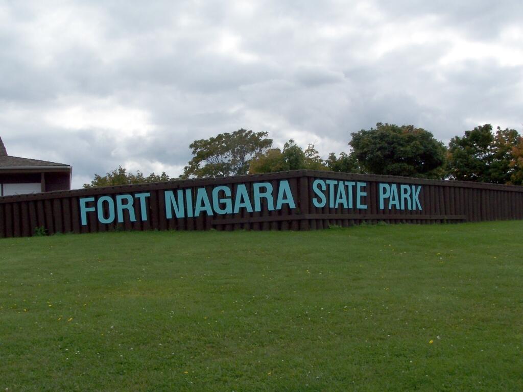 Fort Niagara State Park Sign