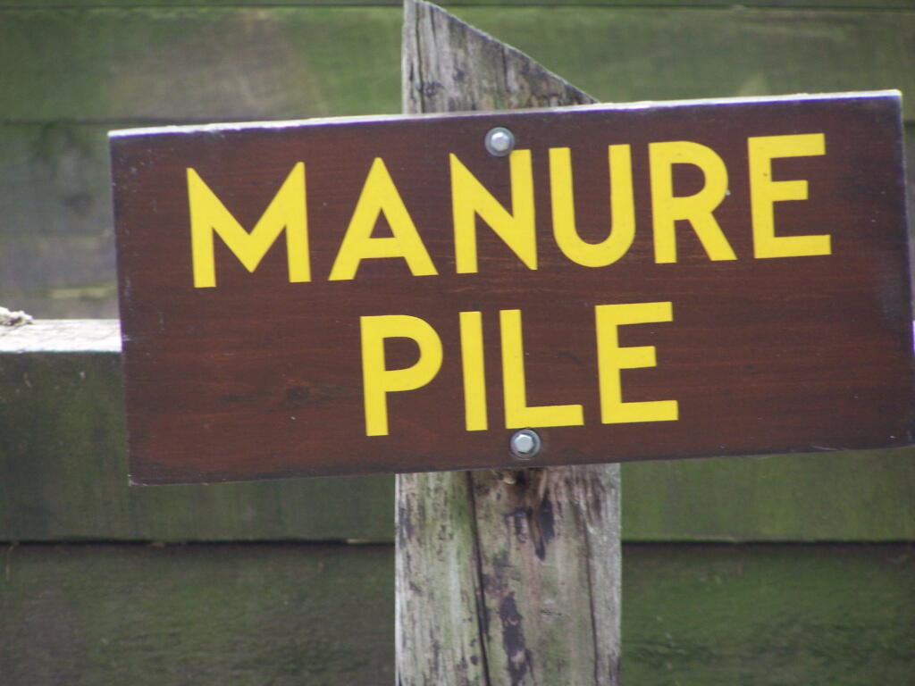 Manure Pile Sign