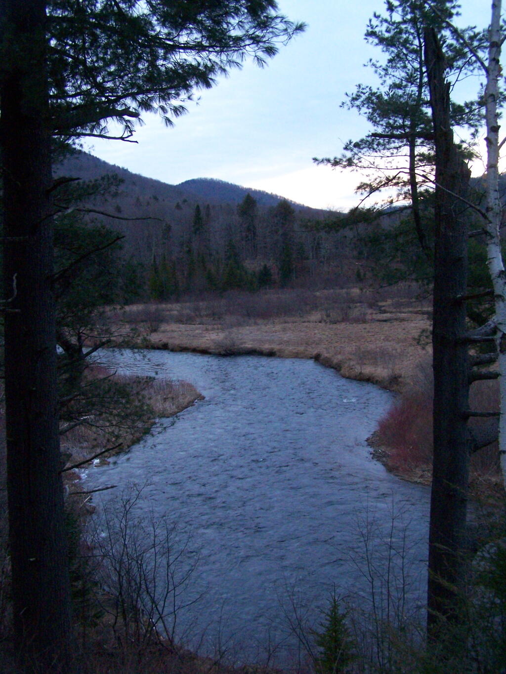 River Valley As Night Approaches