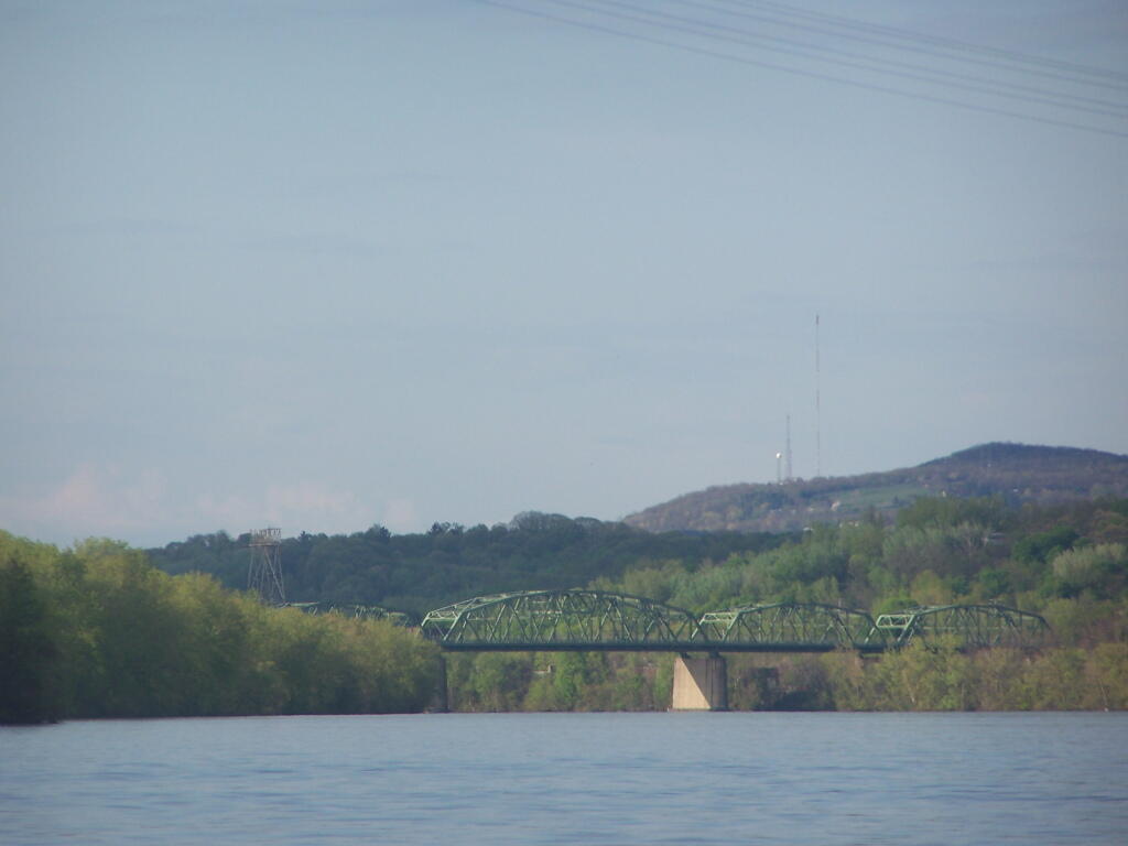 Looking Back Towards South Troy Bridge