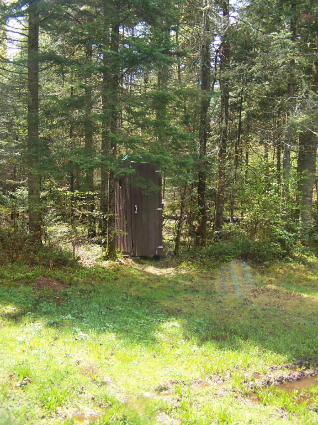 Outhouse Along NY 28/Boreas Camping Area