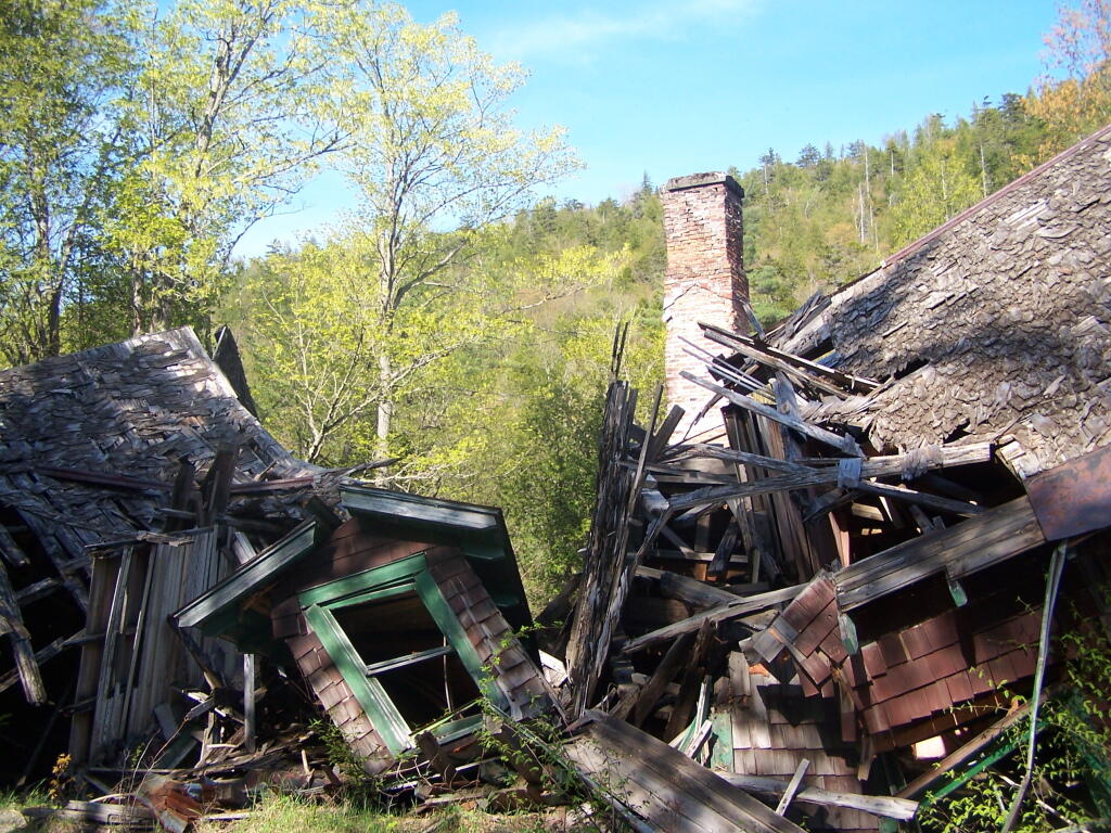 Abandoned Village of Adirondac Buildings
