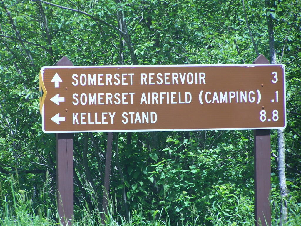 Somerset Airfield Sign