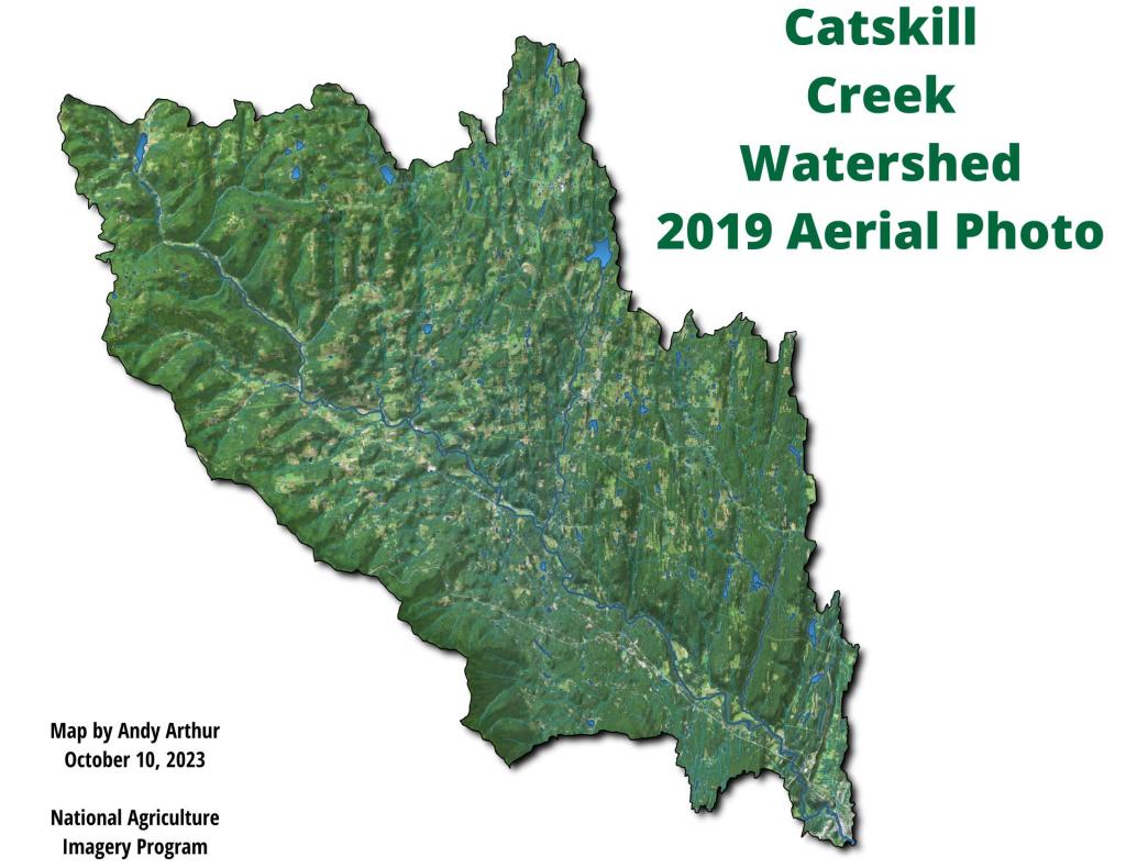 Catskill Creek Watershed 2019 Aerial Photo