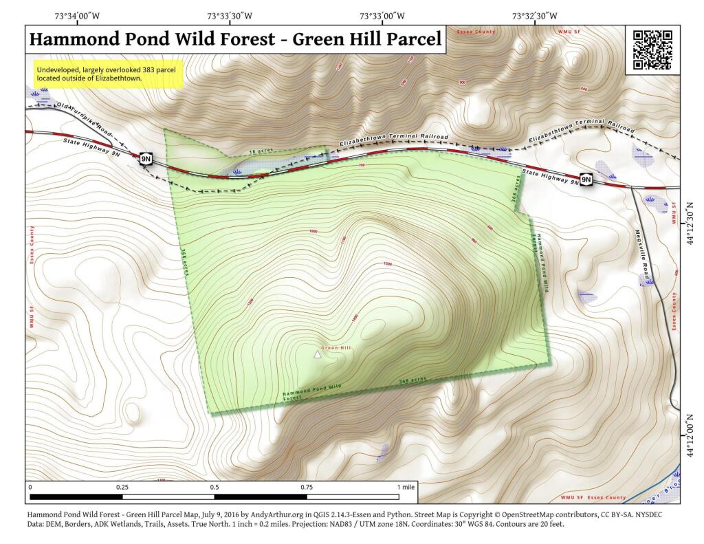  Hammond Pond Wild Forest - Green Hill Parcel
