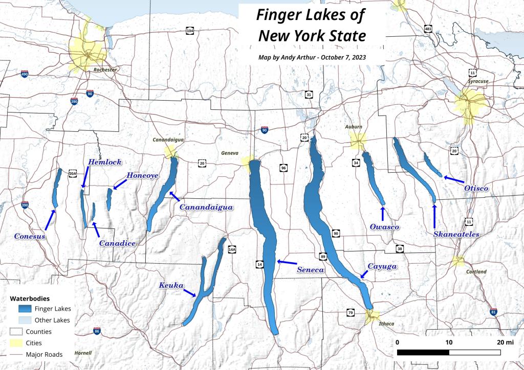 Finger Lakes of New York State