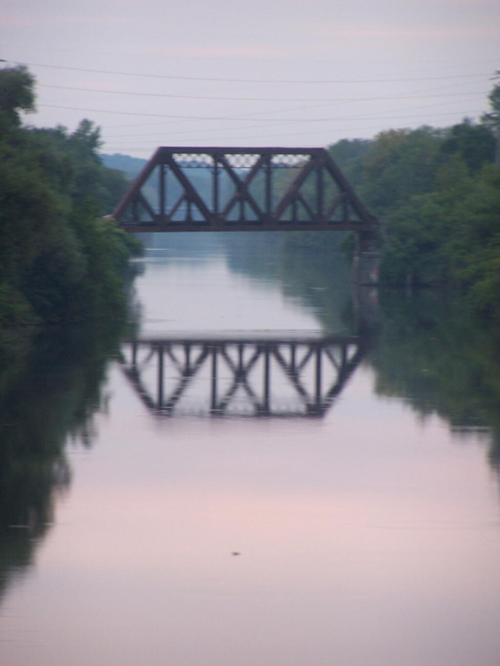 Railroad Bridge Over Canal