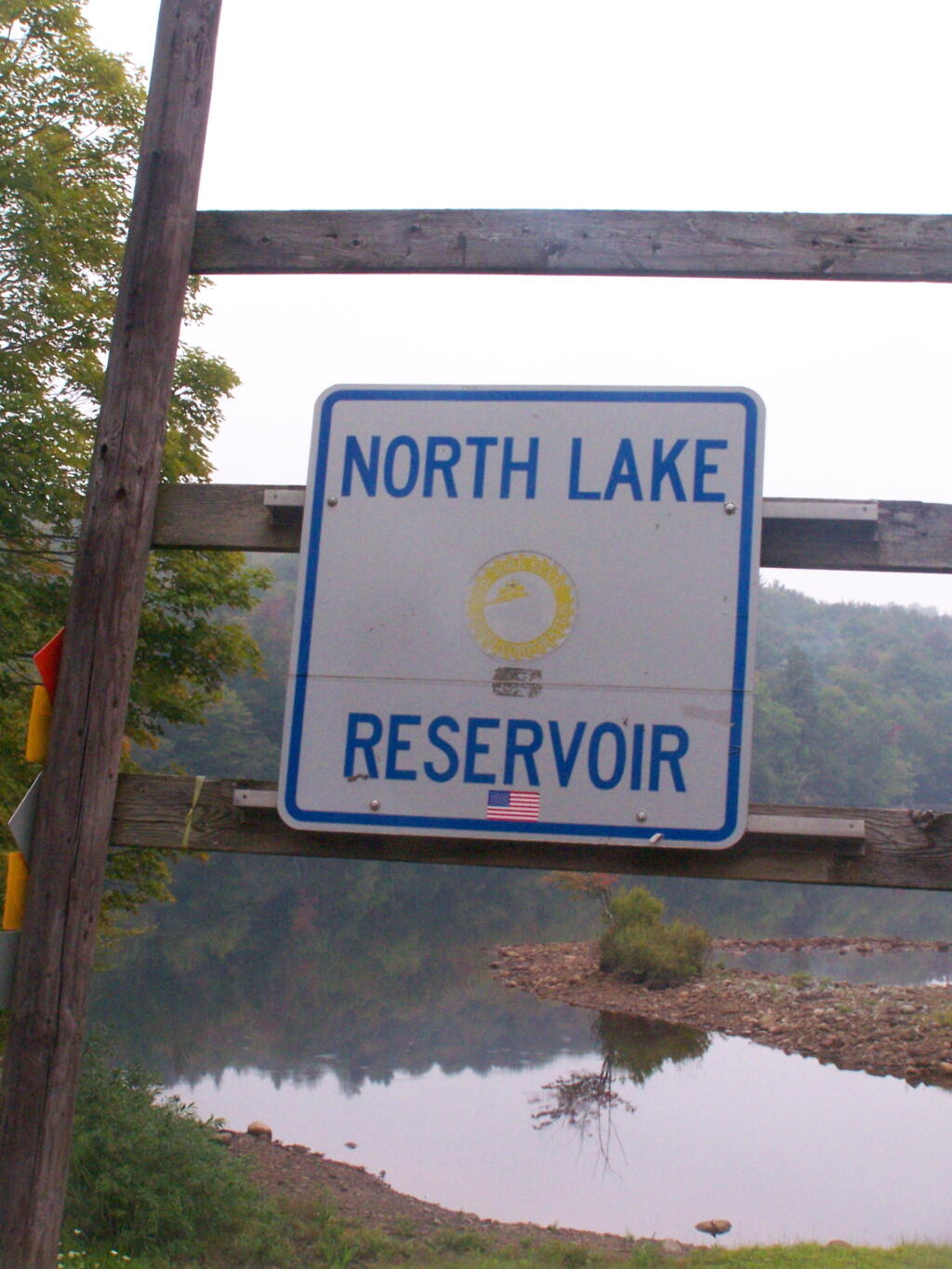 North Lake Reservoir (Canal Corporation Sign)