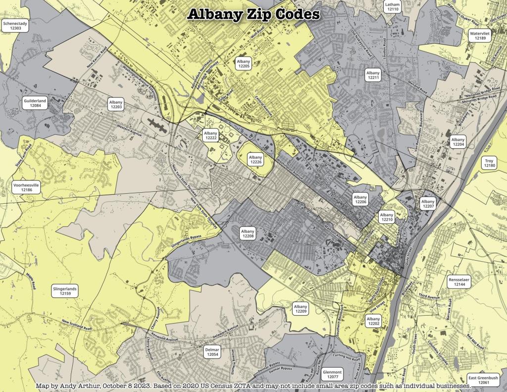 Albany Zip Codes