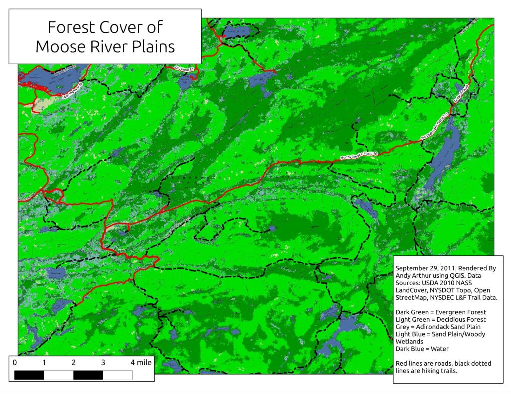 Forest Cover of Moose River Plains