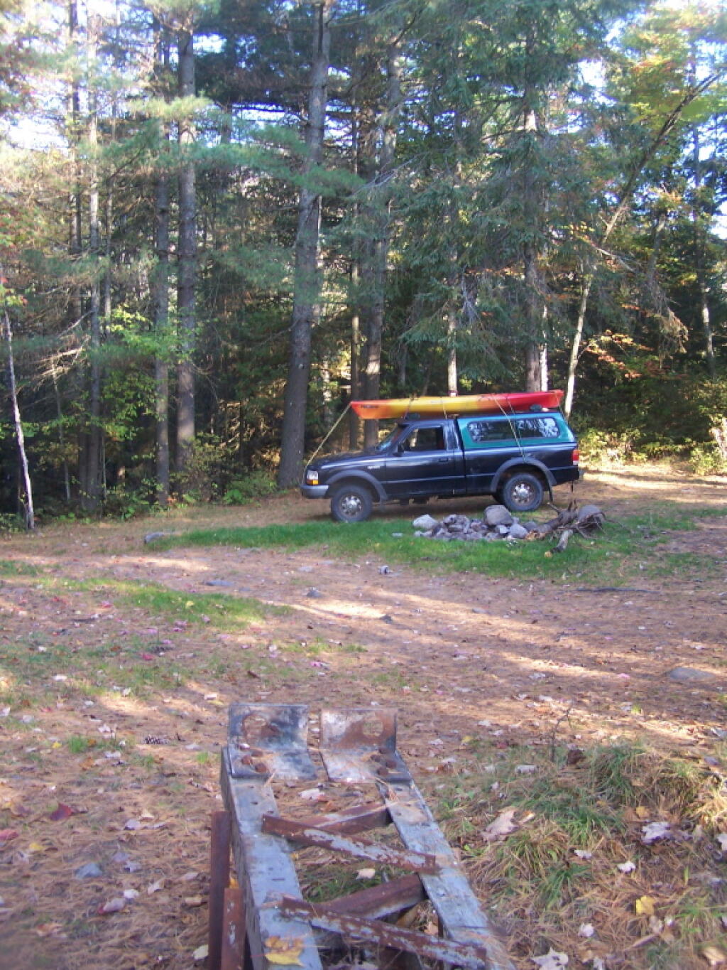 All Packed Up at Union Falls Campsite