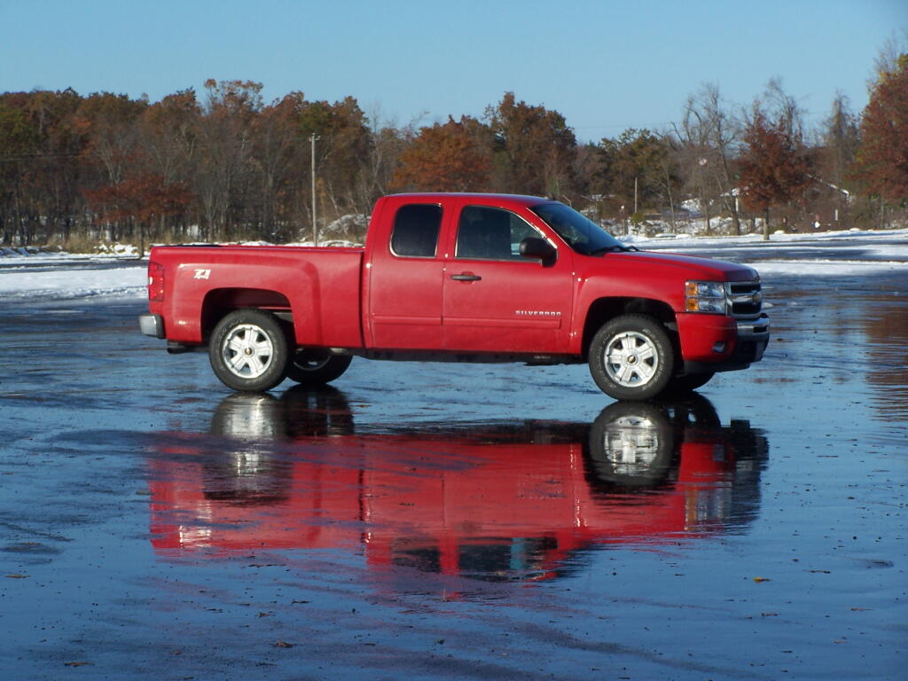 Big Red reflection