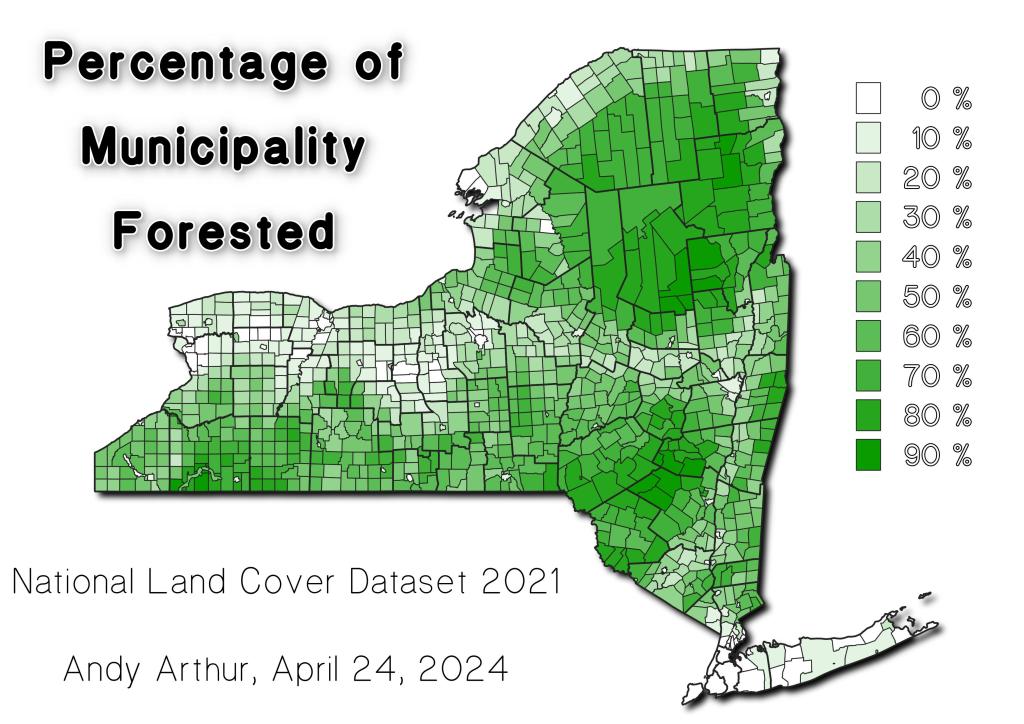Percentage of Municipality Forested