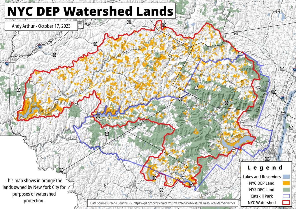 NYC DEP Watershed Lands