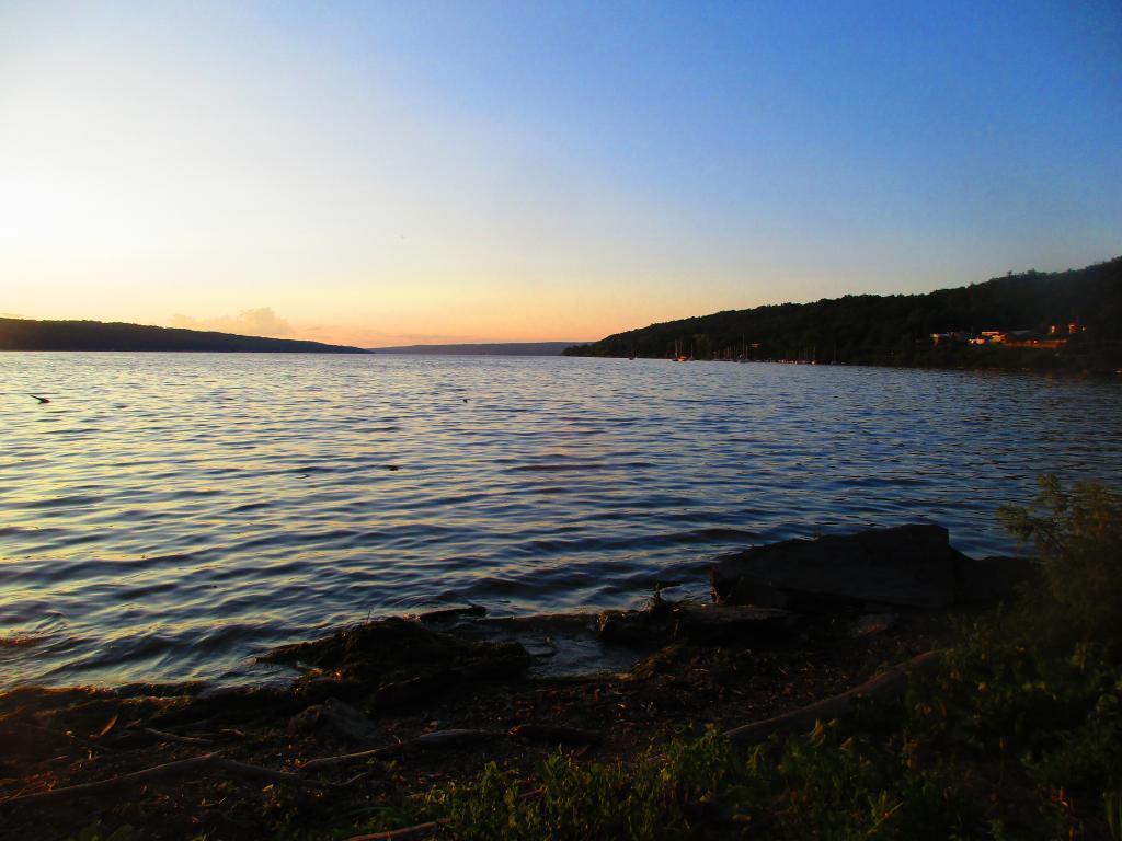 Cayuga Lake in the Evening 