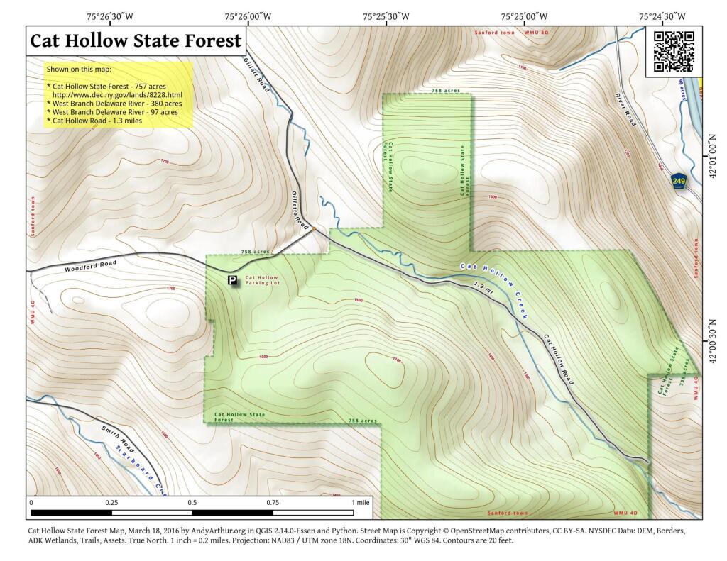  Cat Hollow State Forest