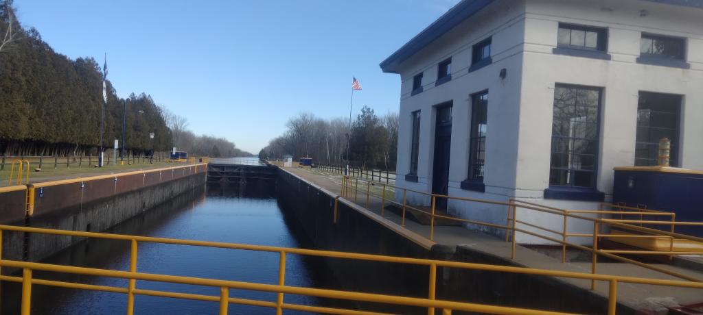 Lock 21 on the Barge Canal 