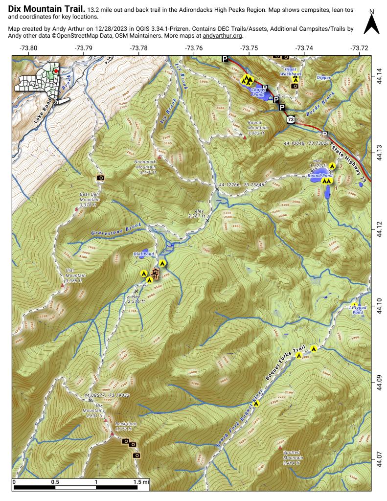 Dix Mountain Trail