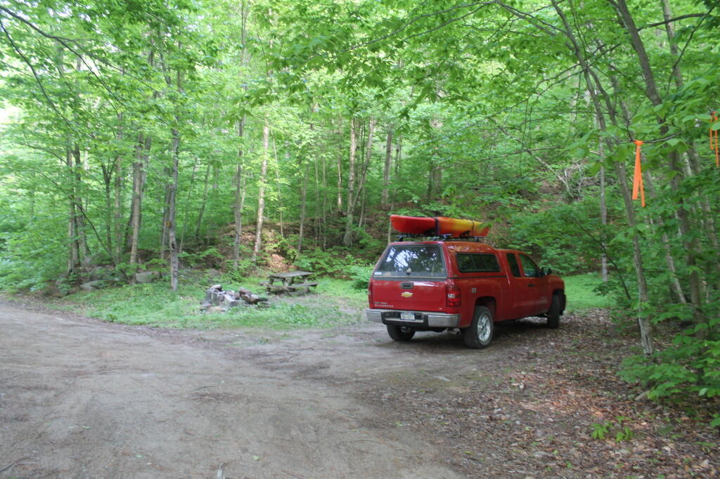 Campsite on Indian Lake Road