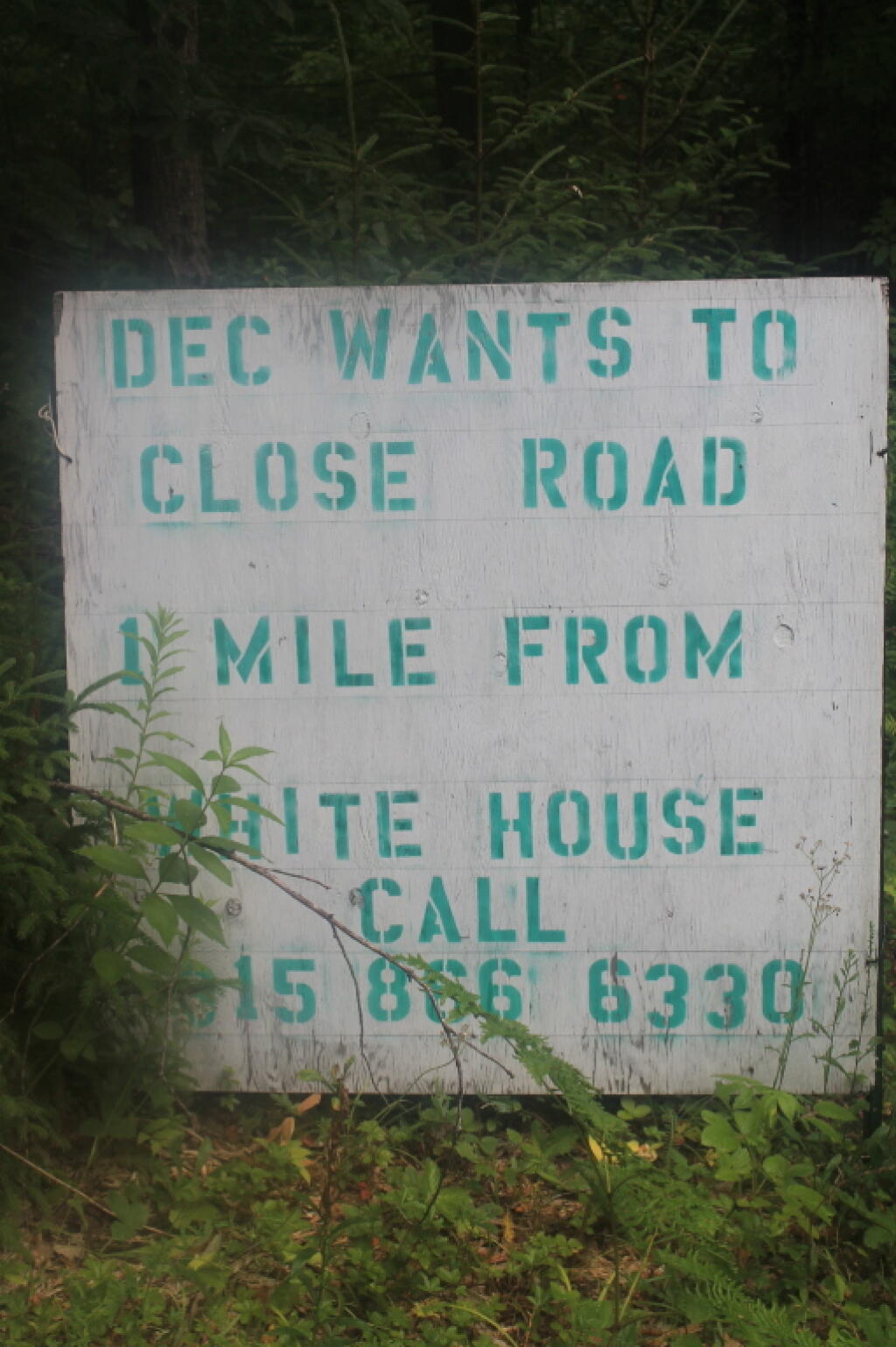 DEC Wants to Close Road 1 Mile from Whitehouse