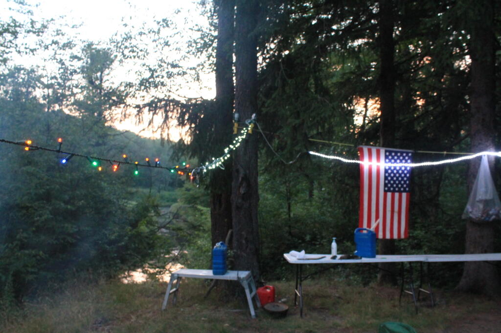 Camping on Millstone Creek